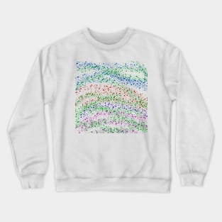 red blue green abstract splatter texture background Crewneck Sweatshirt